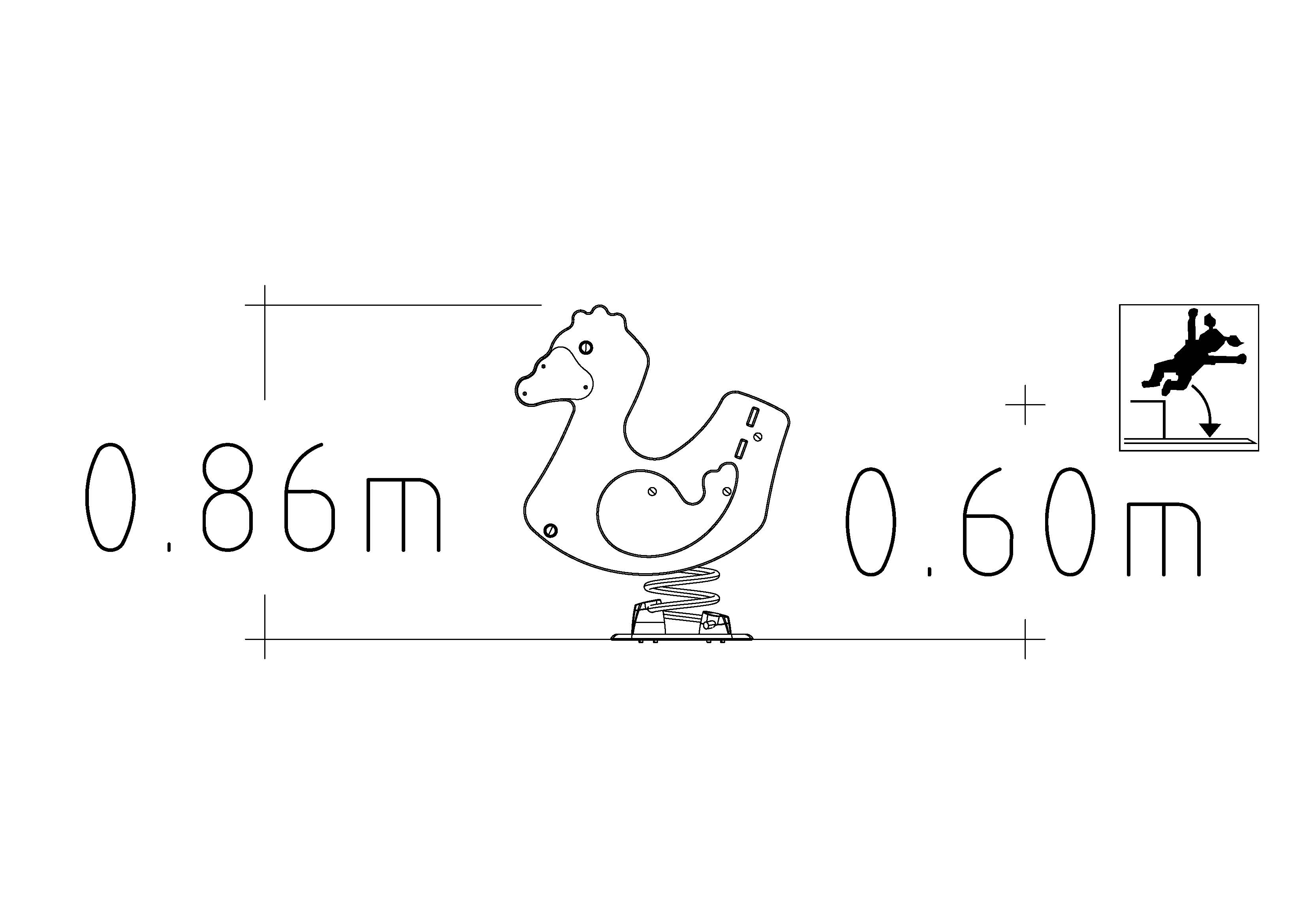 Jeu sur ressort Anky 1 place - réf 8044766 - Hags_1