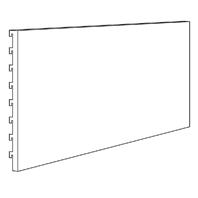 Panneau de Fond 100 x 1000 mm - Acier Crème - Épaisseur 35 mm_1