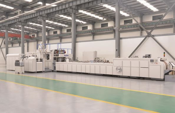 ZD-QFPO8B - Machine de fabrication de sacs en papier à fond carré avec poignée - Felux_1