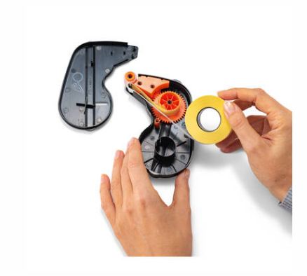 Applicateur de pastilles adhésives noires - 1000 pastilles double-faces permanentes - Rechargeable_1