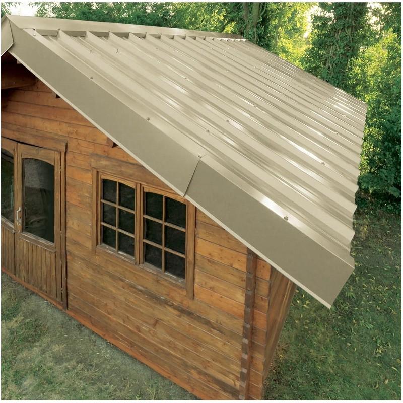 Bac acier laqué 1045 63/100 - Beige 1015 - 105 cm x 200 cm - Toiture galvanisée et nervurée_1