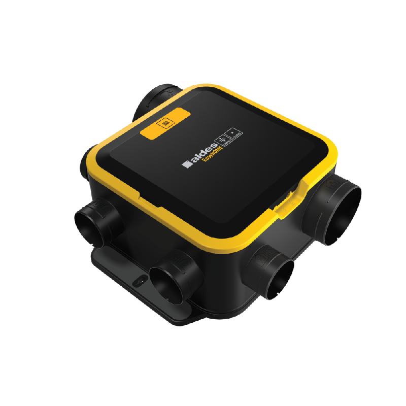 Kit VMC simple flux autoréglable EasyHOME AUTOSENS COMPACT + 3 grilles ColorLINE® - Aldes - 11026045_1