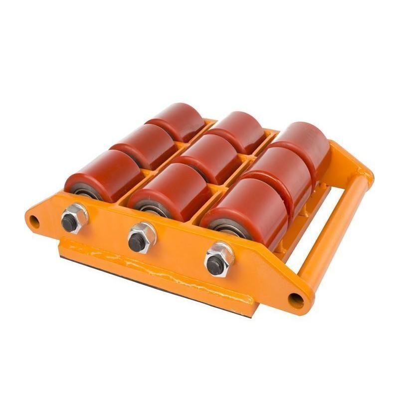 Patin rouleur TOR CRO-9 : 15T - Capacité de 15 tonnes, 9 rouleaux, plateforme robuste_1