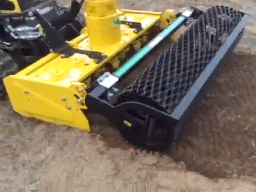 Robogreen - Herse rotative 250 kg - Largeur de travail 150 cm - Rotor 2 couteaux_1