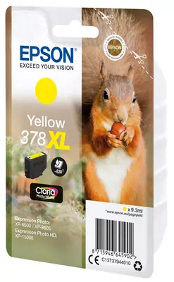 Singlepack Yellow 378XL Claria Photo HD Ink_1
