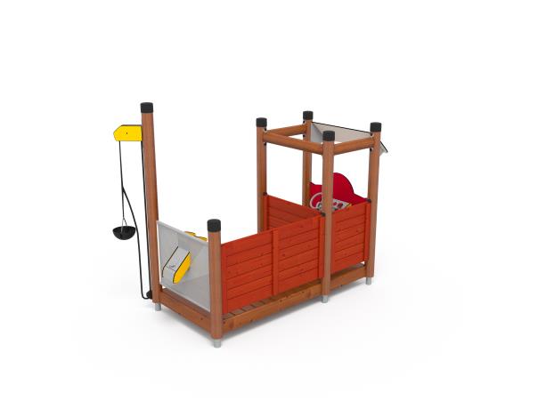 Structure multi-jeux inclusive 3 à 12 ans - UniPlay Larry - 8094072 - Hags - Thème camion_1