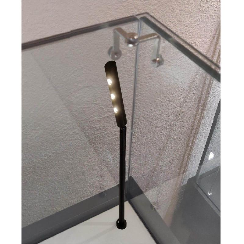 Vitrine Museum Bois table 182x80xH105cm - noir_1