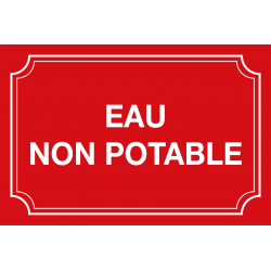Panneau et plaques d'informations fontaine - WP Signalisation - robustes et conformes aux normes NF et CE_1