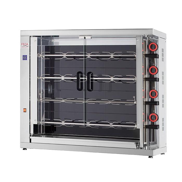 Rôtissoire verticale électrique 4 broches 24 poulets | Feca - 420 EKO - Sans éclairage_1