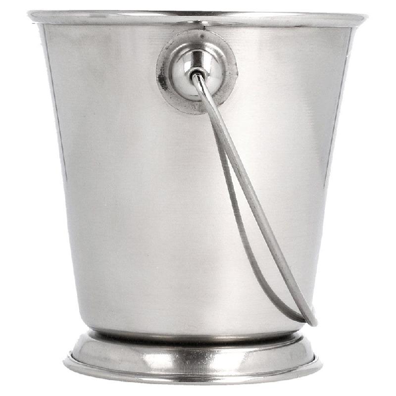 Mini seau inox argent Ø9x9cm - par 12_1