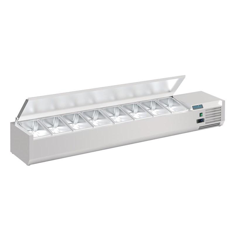 Saladette à poser avec couvercle Série G 8x GN 1/4 FA856 Polar_1