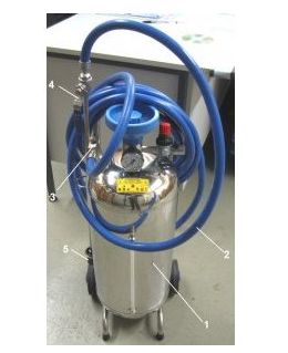 Canon à mousse Série LTxs - PR Industries - Air comprimé - Inox 304L - Capacités 25L à 100L_1