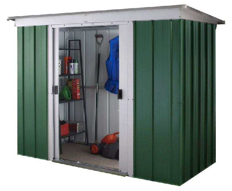 Abri métal 104gpz - 3,55 m² - hauteur 174 cm - coloris vert_1