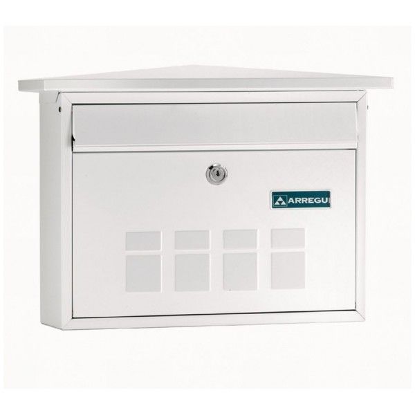 Boîtes aux lettres individuelles déco - Arregui - taille M DIN A4 - normes EN-13724 - couleurs blanc, vert, noir_1