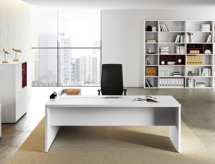 Bureau avec rangement de grande capacité - DELTA EVO - Ref : 155462_1