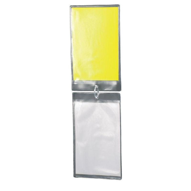 Etui porte affiche soudée à suspendre translucide 175x110mm - par 10_1