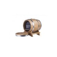 Fût en chêne pour Bag in Box 5L - tonneau en bois Allary - FB5 avec cerclage galvanisé_1