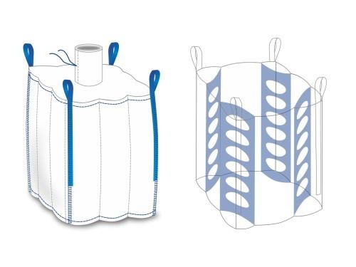 LOT de 10 BIGBAGS Occasion 100x100x180, SWL: 1250 kg, GR+GV - Anti-écarteurs dans les angles_1