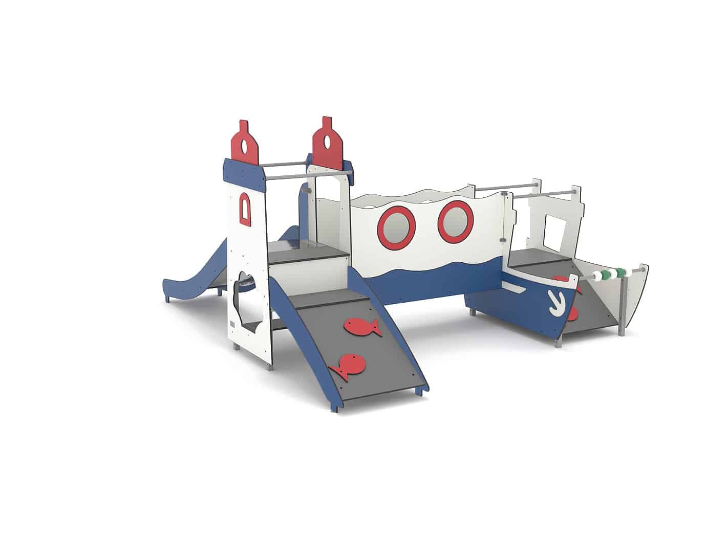 Structure multi-activités métallique mer - LD1MT21051 - Ludoparc - Tranche d'âge 1,5 ans et plus - Capacité 20 enfants_1