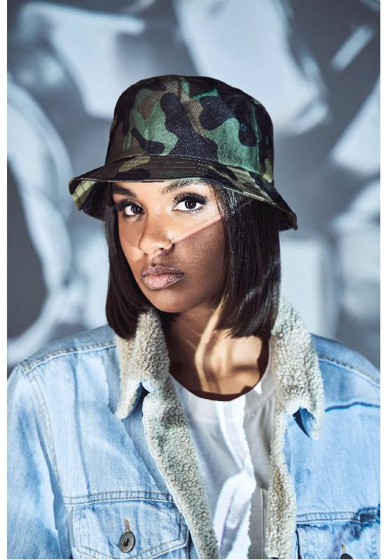 Bob Camo - Réf: FL5003CB - Motif camouflage vert - Marque FLEXFIT_1