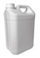Bouteille plastique vide avec bouchon doseur usage unique 5l_1