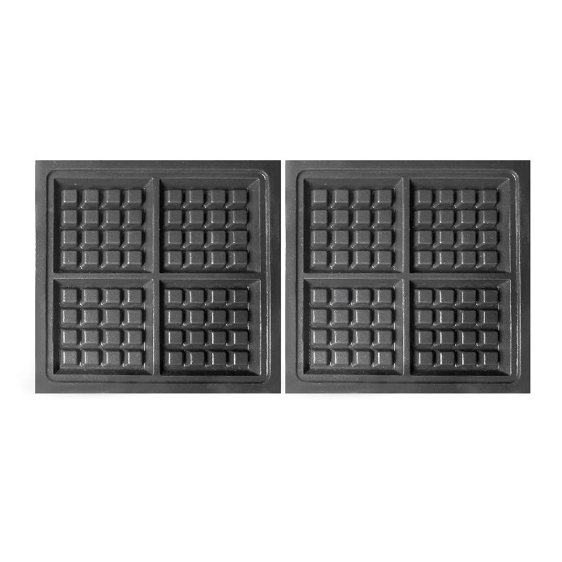 Gaufrier rotatif 4pcs gaufre de bruxelles l605 7540.0075 COMBISTEEL_1