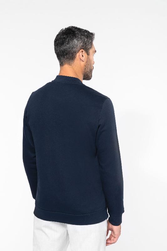 Veste molleton zippée homme - Réf: K4002 - Kariban - Lavable à 60°C - Col Teddy - Plusieurs tailles et couleurs_1