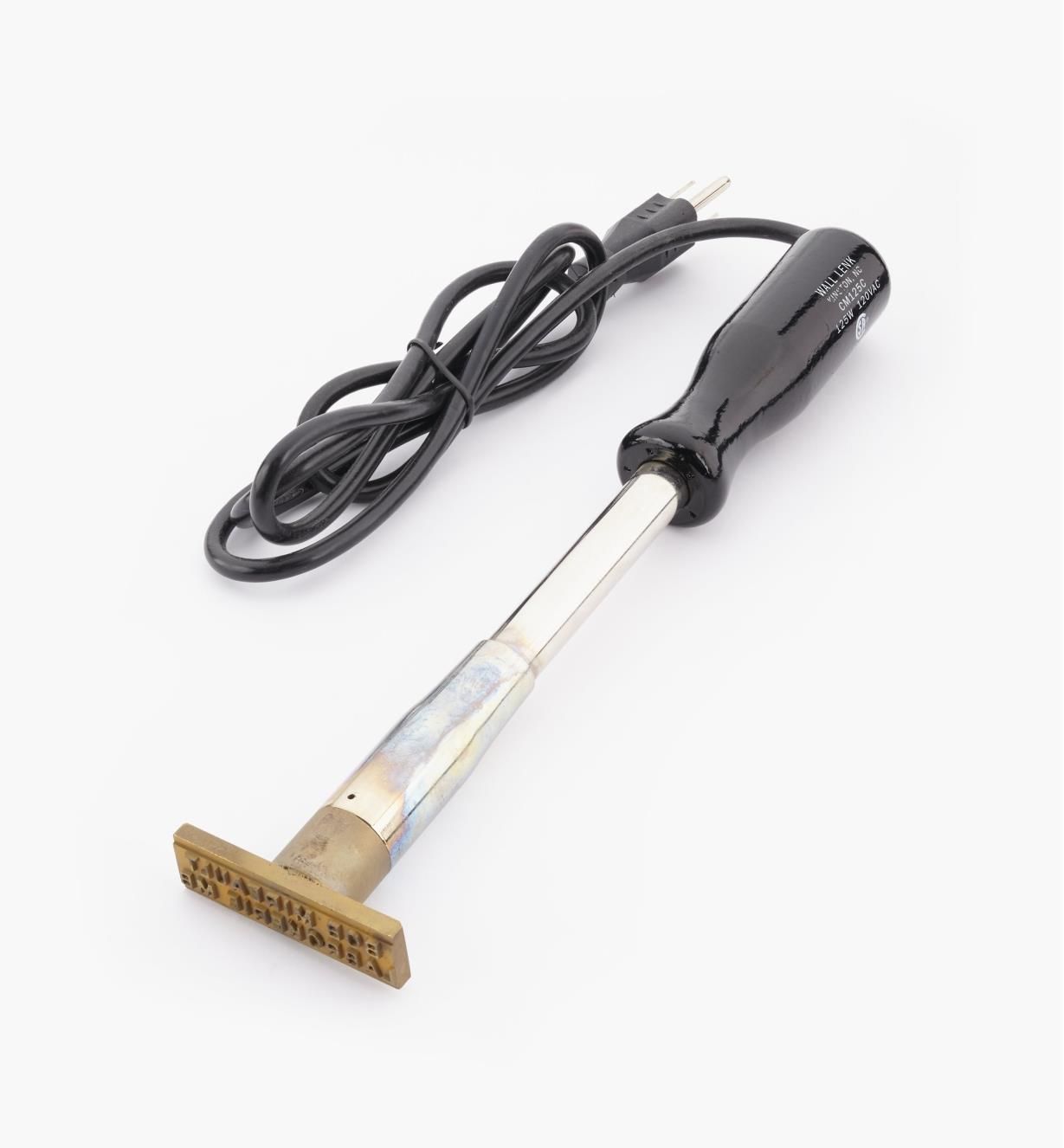 Fers à marquer électriques - lee valley - plaques de marquage en laiton massif_1