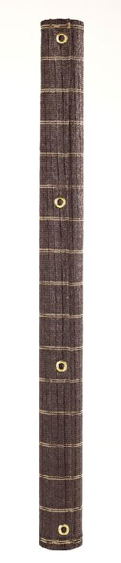 Brise-vue décoratif Havana - 85% occultant - indémaillable - traité anti-UV - 1,5 x 5 m - brun_1