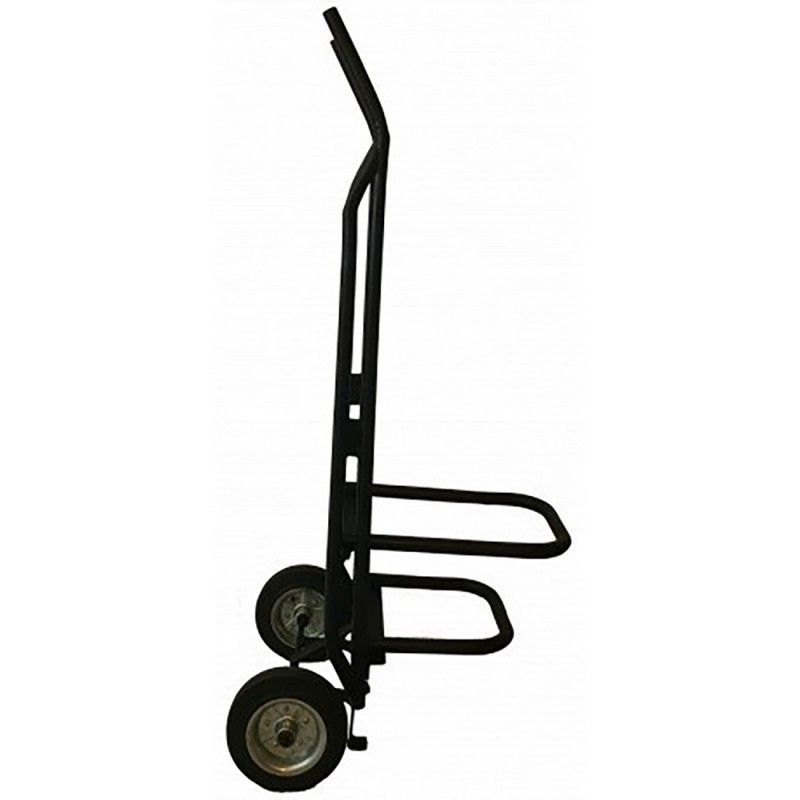 Diable de transport - Structure en acier - Poignées ergonomiques - Capacité 5 à 7 barrières - Roues Ø 200 mm - 13 kg_1