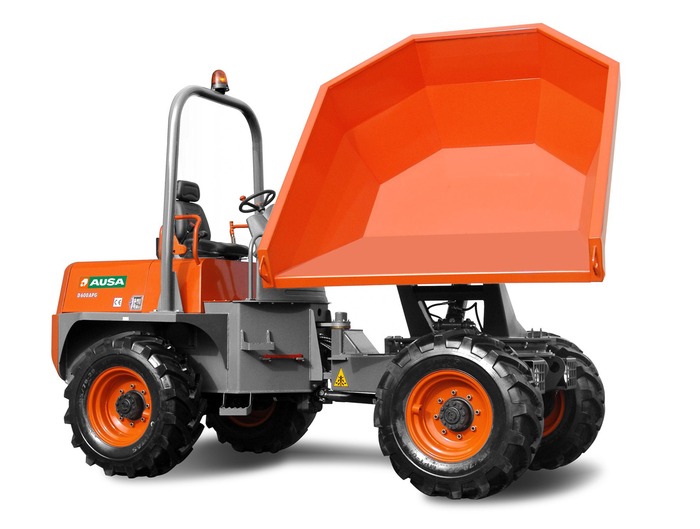 Dumper articulé 3,5t / 2800L - Gyro 4RM - AUSA D350 AHG avec déchargement latéral_1