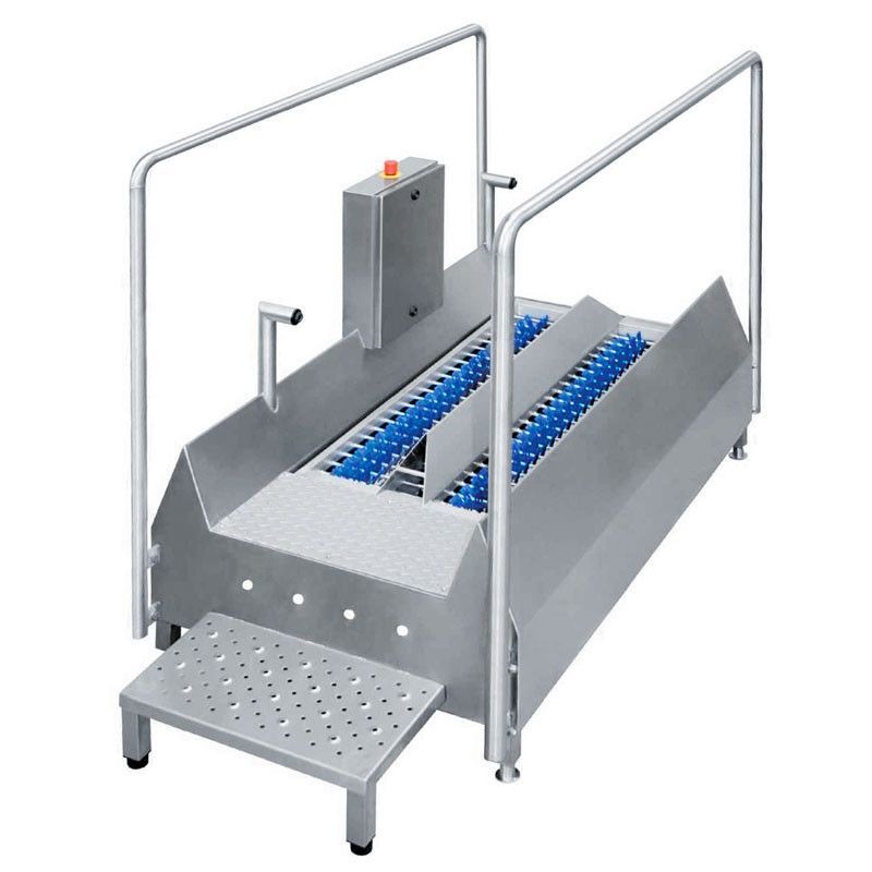 Lave-semelles passage obligé Combi nettoyage humide et séchage PLUS - Brosses en nylon et acier inoxydable_1