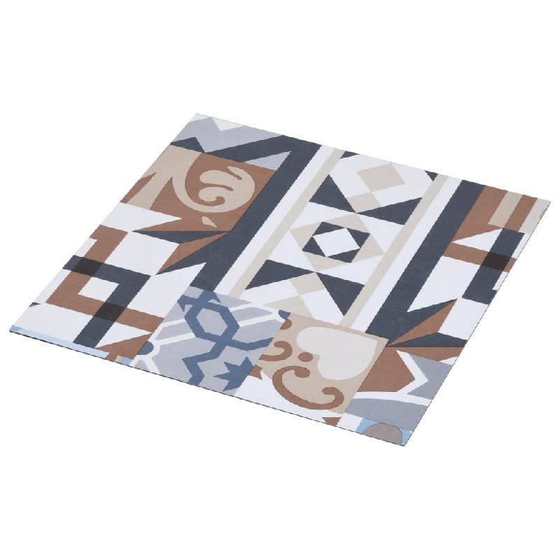 Vidaxl planches de plancher autoadhésives 20 pcs pvc 1,86m² motif mono 330168_1