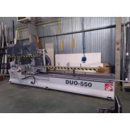 Duo-550 - tronçonneuse à double tête - Tronzadoras MG - longueur de coupe programmable jusqu'à 9500 mm - scie à onglet pour aluminium et PVC_0