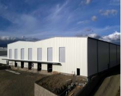 Entrepôt  préfabriqué en acier, métallique  gamme ecorapid pour magasin et agrandissement de bâtiment modulaire - cualimetal_1