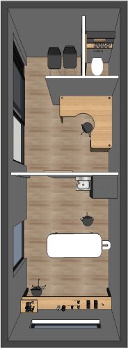 Studio de jardin - My Garden Loft - 30m2 aménageable, intérieur 26m2_1