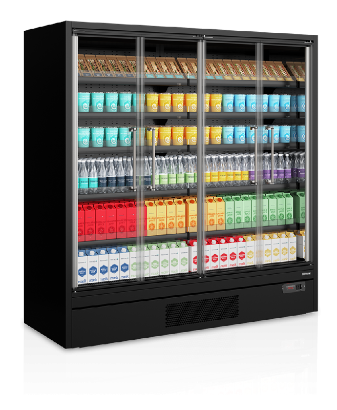 Vitrine réfrigérée Galaxy+ GP20FGD Black - très basse consommation, design somptueux et visibilité optimale_1