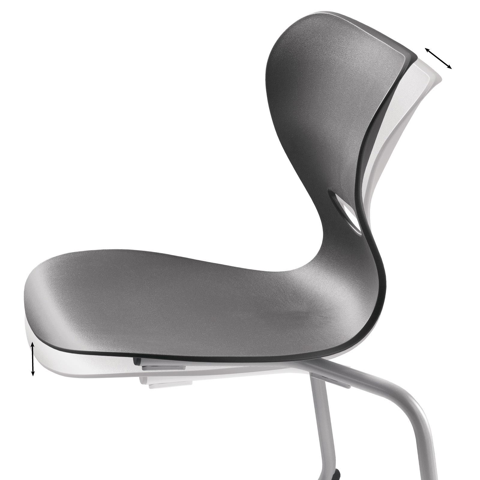 Chaise à Piètement Luge - Chaise Scolaire Confortable, Ergonomique et Dynamique  - EWS.3_1