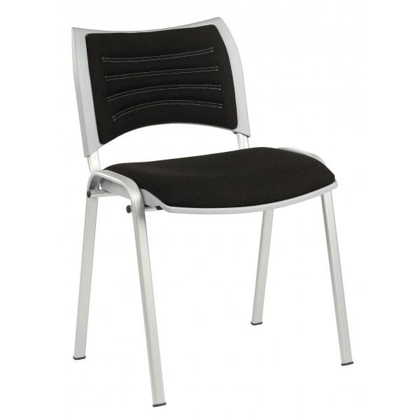 Chaise d'accueil tissu Anita - Gris_2