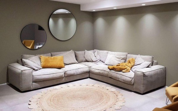 Chauffeuse d'angle Chamonix 110 x 110 cm - Home Spirit - Confort inégalable et structure haut de gamme_1