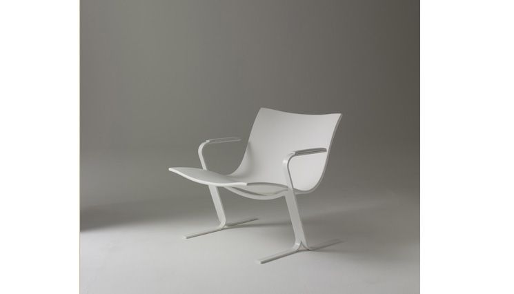 Fauteuil Narni - design en cuir pleine fleur verni avec structure en acier verni ou chromé_1