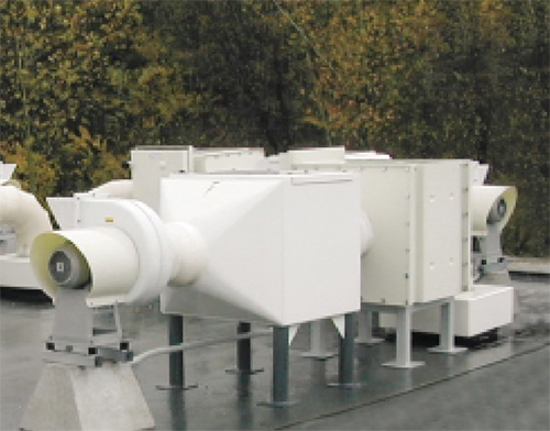 FilterBox 6 plaques pour filtration des vapeurs de laboratoire - Réf FP-1 - BIOLAB - grande capacité d'absorption et efficience aéraulique_1