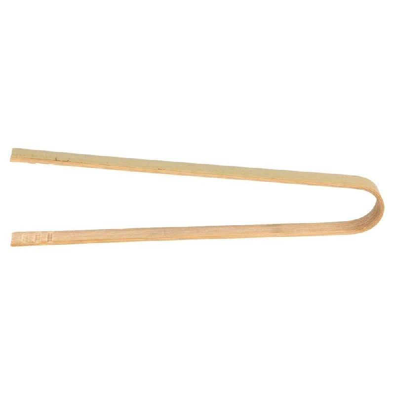 Pince bambou naturel 16cm - par 100_1