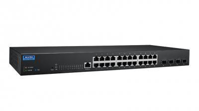 Switch industriel 24 ports RJ45 GB + 4 ports SFP 10G managed - EKI-7428G-4X - Advantech_1