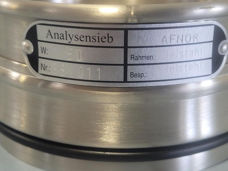 Tamis de test en acier inox RETSCH 100x40mm - 50 µm_1