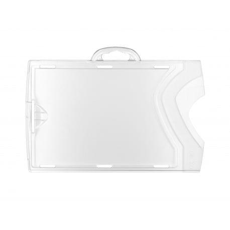 42 porte-badges rigides en polycarbonate anti-UV - finition cristal/dépoli - Made in France_1