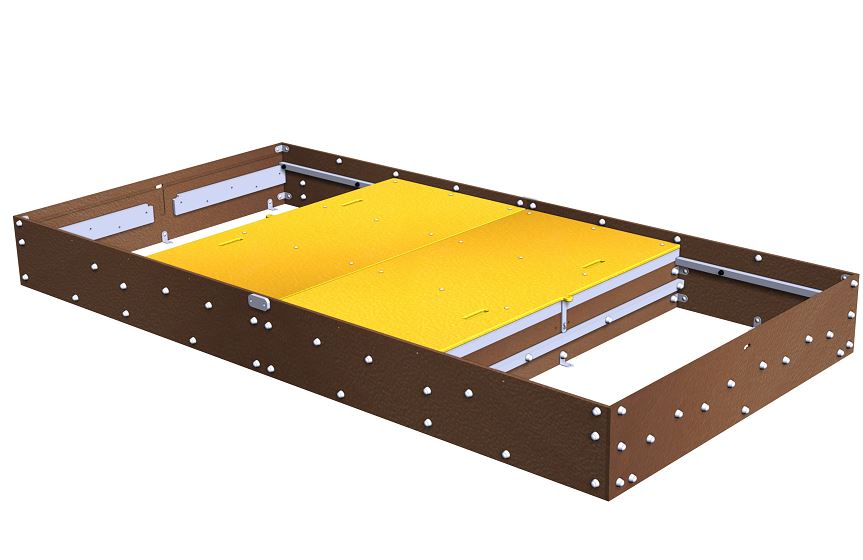 Bac à sable pour enfant - bsc03 - Âge 1 à 6 ans - 15 places - Dimensions 4000x2000x420 mm_1