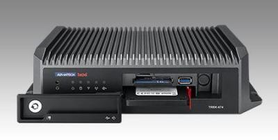 Box fanless pour gestion de flotte de véhicules - Baytrail E3827 - LTE(USA)/GPS/WLAN/BT/SSD/WES7P - Référence: TREK-674-LWB7B0E_1
