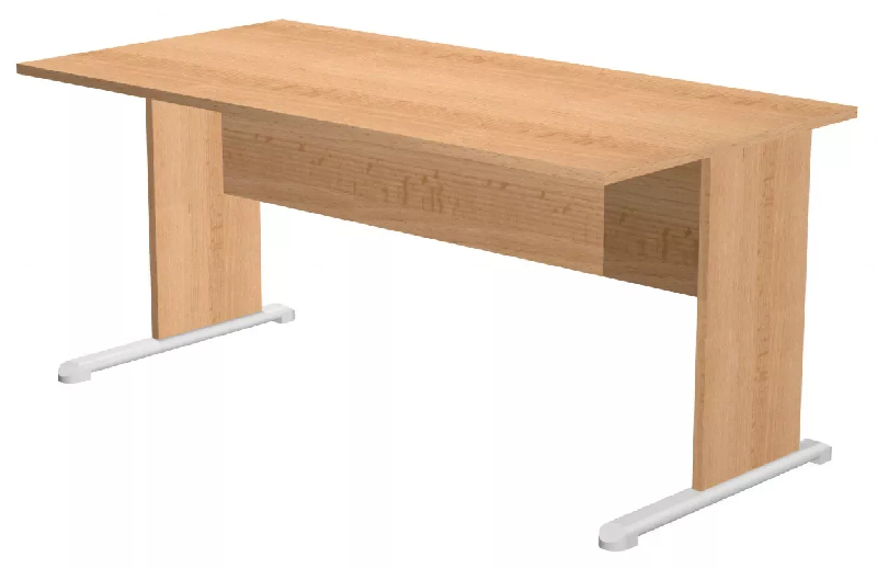 Bureau droit pied panneau en 