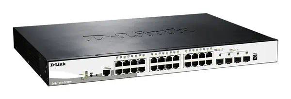 D-Link DGS-1510-28XMP Géré L2/L3 Gigabit Ethernet (10/100/1000) Connexion Ethernet, supportant l'ali_1